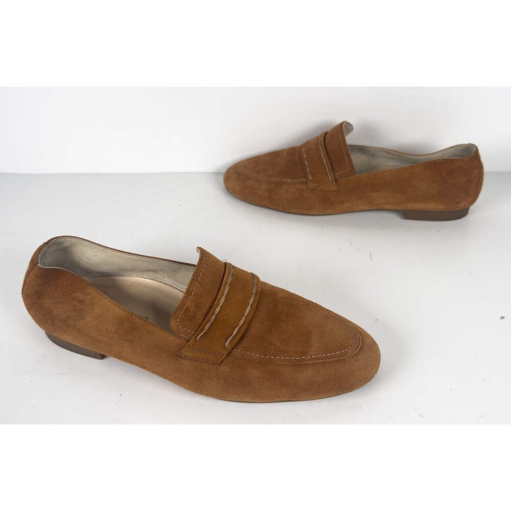 Paul Green Women's Camel Brown Suede Loafers SZ UK 7 US 9.5